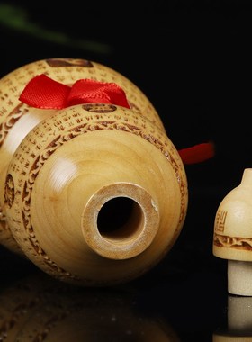 寅亥堂桃木葫芦摆件工艺品家居公司前台书房客厅桌子吧台玄关装饰