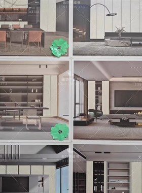 2张全屋定制百变魔卡橱柜衣柜书柜集成灶电视柜阳台