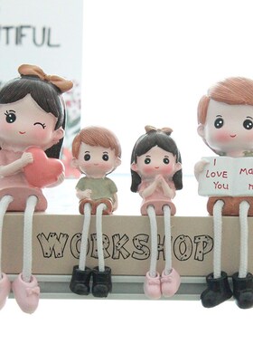 吊脚娃娃家居装饰摆件创意家居风格电视柜书房卧室礼品送男女朋友