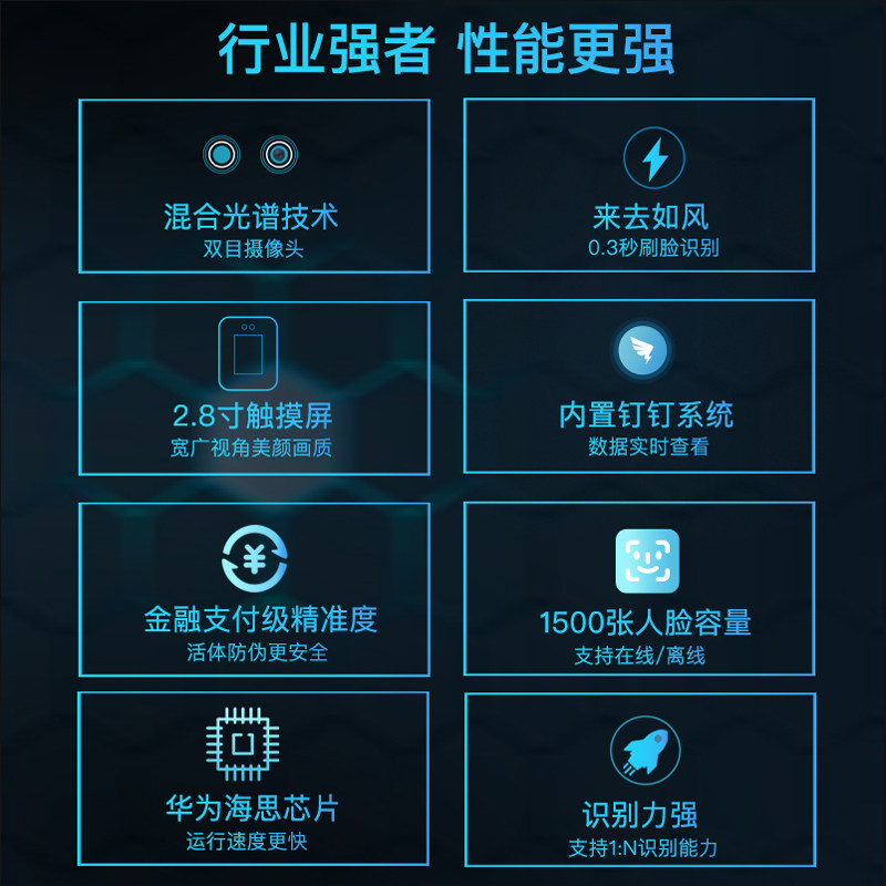 Magic Point Y2 Attendance Access Control Terminal Face Recognition Check-in Company Non-Fingerprint Intelligent Face Brush Access Control Machine