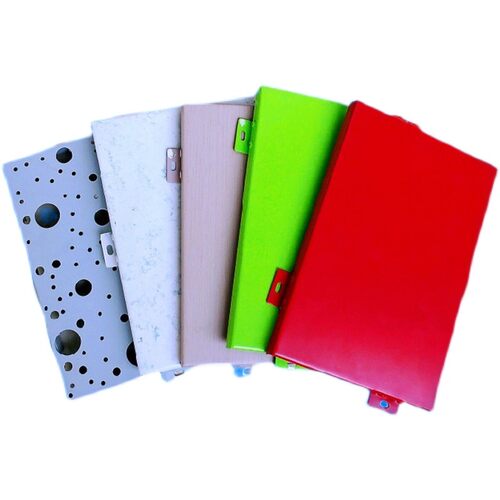 铝单板冲孔幕墙氟碳门头雨棚天花吊顶雕花镂空木纹真石漆定制厂家 - 图1