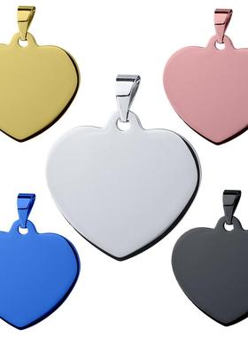 不锈钢空白小鱼吊牌宠物身份牌现货刻字防丢猫牌项圈猫咪空白吊牌