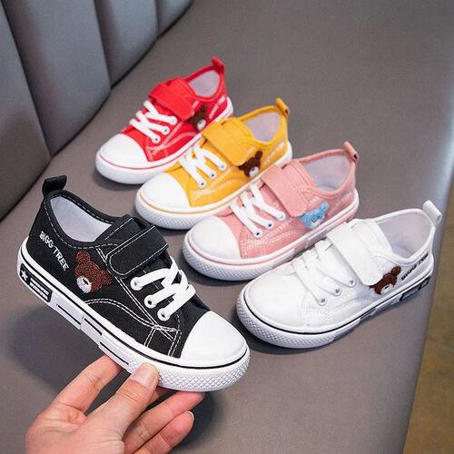 White Kids Shoes Classic Casual  Shoes Breathable Boys Sneak - 图1