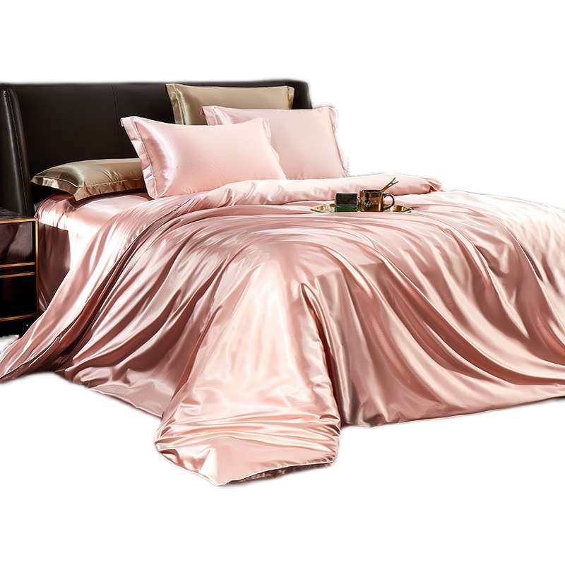 I9EK轻奢22姆米真丝四件套双面裸睡桑蚕丝丝绸被套纯色冰丝床单床,淘宝优惠券,粉丝福利购,淘宝优惠卷