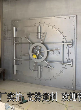 复古工业风门铁艺重创意机械船舵酒吧餐厅装饰壁饰定制怀旧纯手工