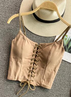 Debardeur+Femme+Bra+Spaghetti+Strap+Tank+Top+Tanks+Gorset+Ca
