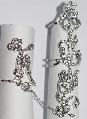 1 set new fashion women lady girl rhinestone flower rings mu