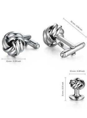 Luxury Man Shirt Cufflinks Set With Gift Box Wedding Vintage