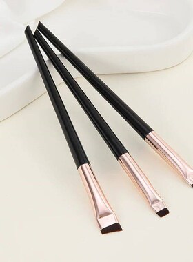 3pcs/set Blade Eyeliner Brush Eyebrow Brush Portable Flat Fi