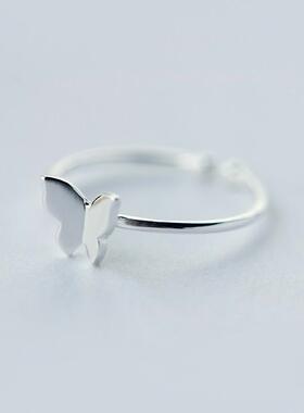 Retro Minimalist Silver Color Open Rings For Women Personali