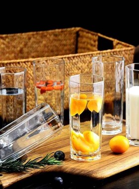 glass set use 6 juice beer glasses, milk drinking cups,
