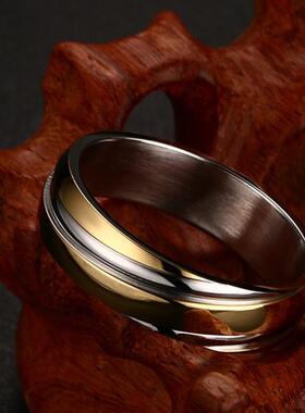 Vnox Wedding Ring for Women Men Stainless Steel Black Rose G