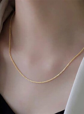 2022 Popular Silver Colour Sparkling Clavicle Chain Choker N