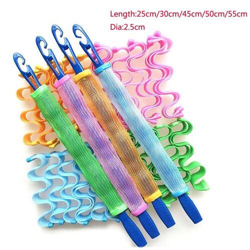 Harmless Soft Hair Curlers Heatless  DIY Magic Wave Curls Ro - 图0