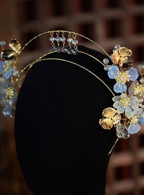 Chinese Wedding Crystal Virgins Crown Tiara Bride Classical