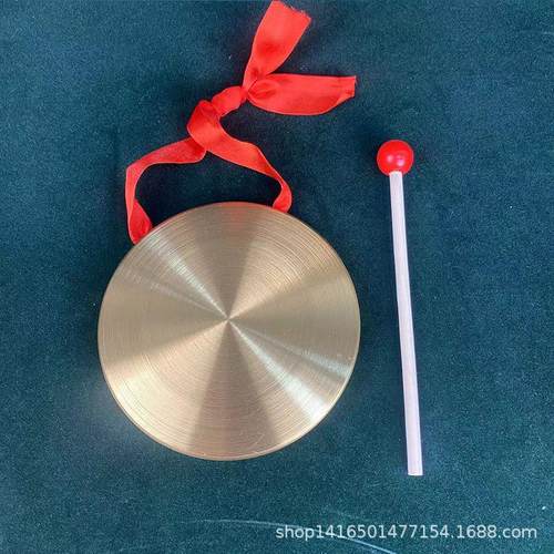 源头工厂小铜锣小铜镲合金小镲儿童小锣镲打击乐器小地摊货源 - 图2