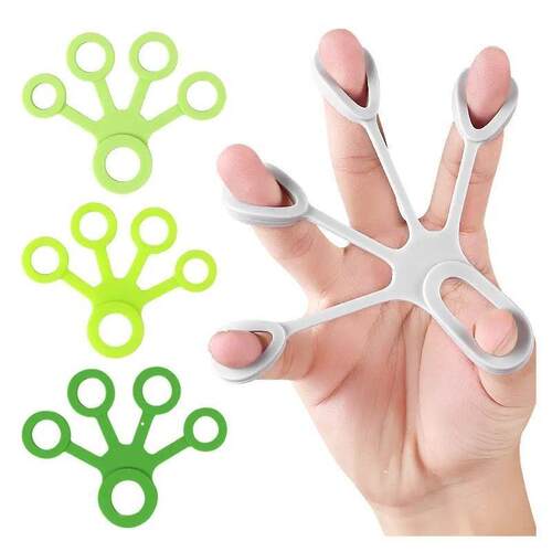 NEW 1Pcs five fingers Silicone Hand Expander Finger Training - 图0