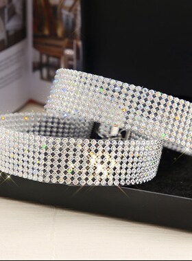 TOP Quality Cool Shiny Rhinestone Bundle Neck Popular