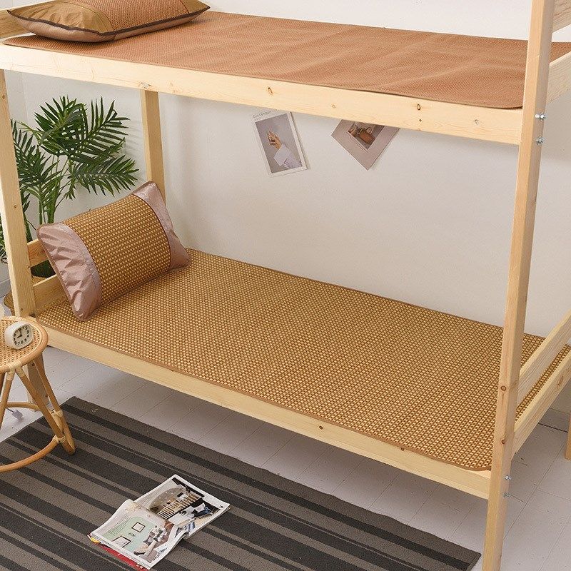 2023新款单人竹席可水洗夏季学生宿舍草席折叠单人冰丝两用藤席凉,淘宝优惠券,粉丝福利购,淘宝优惠卷