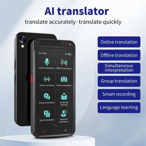 Z6 Language Translator Device supports Two-way Real-time Tra - 图0