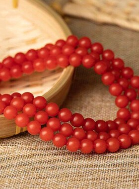 Persimmon Red South Red Hand String 5mm Multi-circle Agate B