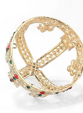 Baroque Vintage Royal Small Full Round King Crown Men Boys G
