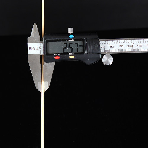 竹签25cm*2.5mm烧烤麻辣烫关东煮一次性羊肉串炸串竹签子工具 - 图2