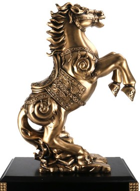 落地马到成功摆件办公室客厅公司酒店装饰品大开业礼品