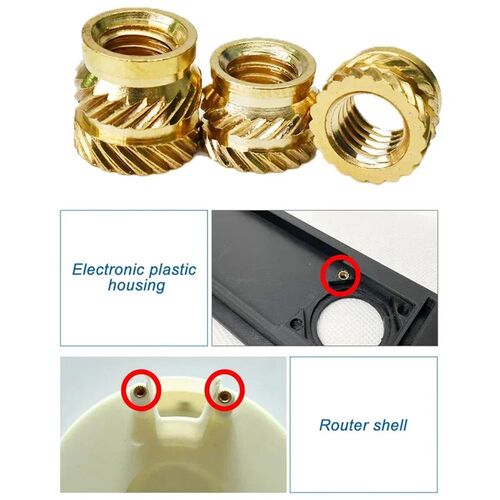 M1 M1.4 M1.6 M1.7 M2 M2.5 M3 M4 M5 M6 M8 Brass Insert Nut Ho - 图1