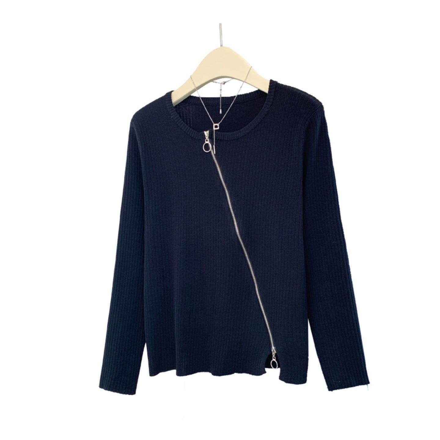 2025年大码女装秋冬新款双头拉链针织打底衫胖妹妹mm毛衣上衣88,淘宝优惠券,粉丝福利购,淘宝优惠卷