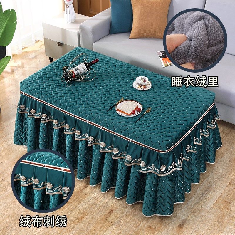 加厚睡衣绒里电炉罩保暖烤火桌子罩绒布盖子以及防油防水皮罩两款,淘宝优惠券,粉丝福利购,淘宝优惠卷