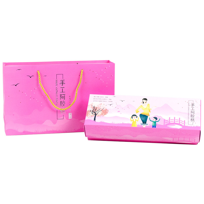 免费定制商标一斤装阿胶糕包装盒礼盒纸盒固元礼盒阿胶糕包装袋,淘宝优惠券,粉丝福利购,淘宝优惠卷