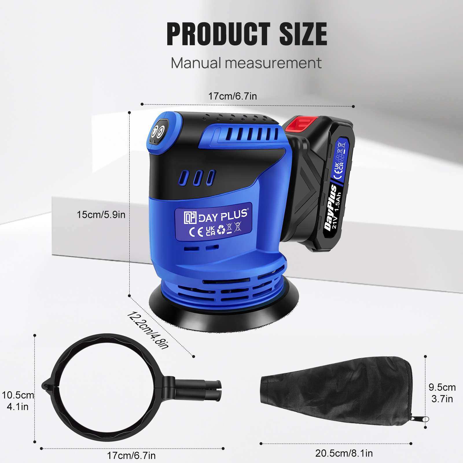 锂电砂纸圆型打磨机无线手持无尘家具木材金属打磨抛光砂纸机,淘宝优惠券,粉丝福利购,淘宝优惠卷