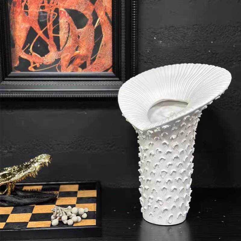 案邸现代极简约几何花瓶棕榈树摆件简约意式极简样板房间客厅装饰,淘宝优惠券,粉丝福利购,淘宝优惠卷