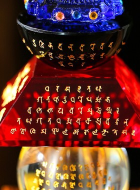 舍利塔水晶佛堂摆件一切如来心秘密全身舍利宝箧印五轮塔小号佛塔