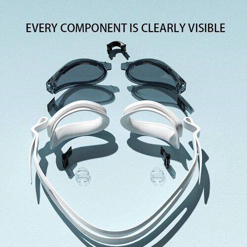 Adult swimming goggles with high-definition waterproof and a - 图2