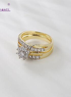 Kfvanfi Gifts New Copper Brass Cubic Zirconia Stone Mix Colo