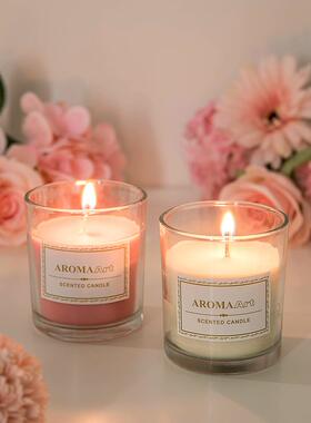 Essential Oil Scented Candles Smoked Incense Fragrance Sleep