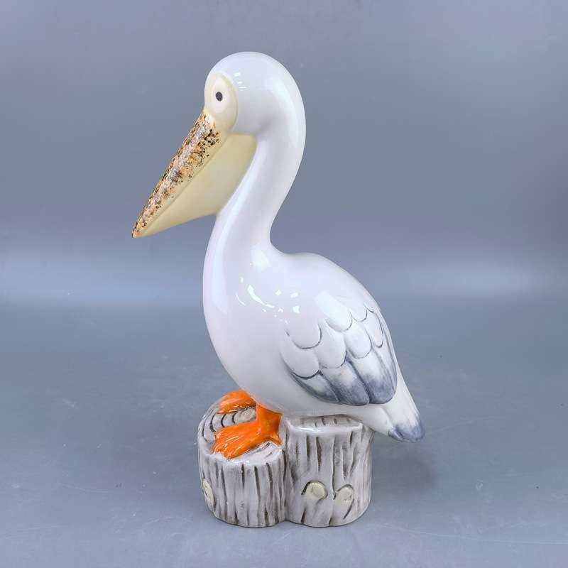 陶瓷水鸟工艺品儿童小鸟摆件庭院假山水池花园造景天鹅动物雕像,淘宝优惠券,粉丝福利购,淘宝优惠卷