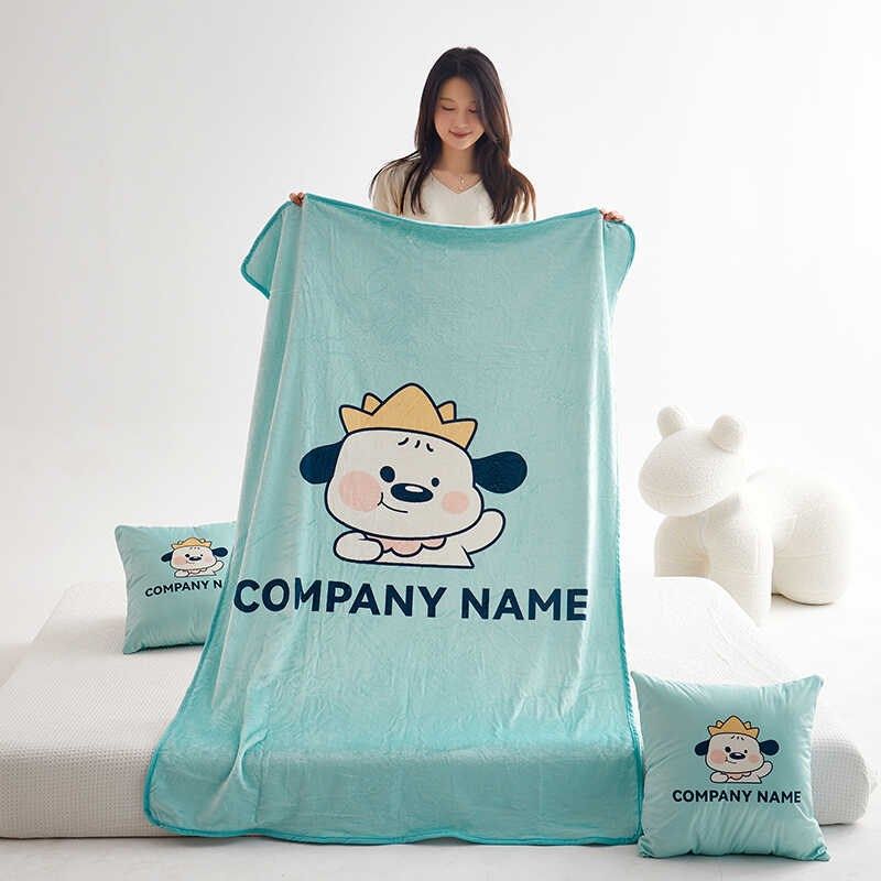 四季毛毯枕头两件套卡通可爱午睡汽车沙发办公室学生空调被靠垫被,淘宝优惠券,粉丝福利购,淘宝优惠卷