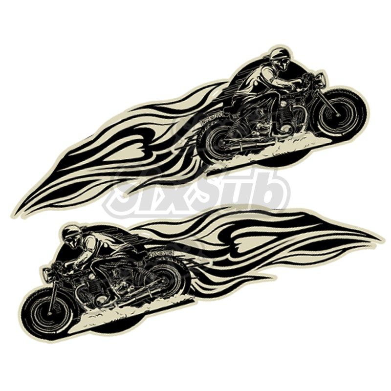 火焰老虎骷髅个性巡航复古骑士油箱水晶车贴TR300耐磨,淘宝优惠券,粉丝福利购,淘宝优惠卷