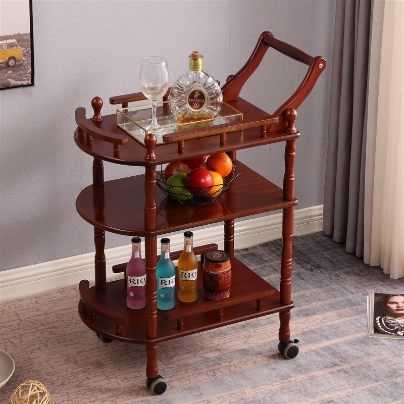 实木小推车茶水车酒水车蛋糕车S店移动手推车酒店餐厅送餐车欧式,淘宝优惠券,粉丝福利购,淘宝优惠卷