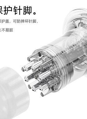 头皮米诺泡沫专用上药器头部滚珠按摩梳子精华导入梳涂抹式给药