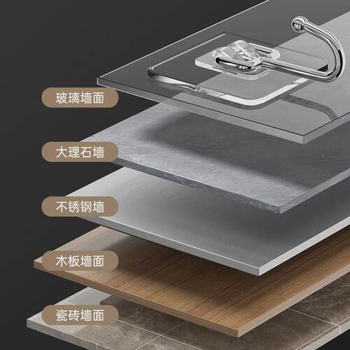 hook strong adhesive hole free wall door back clothes hook - 图2