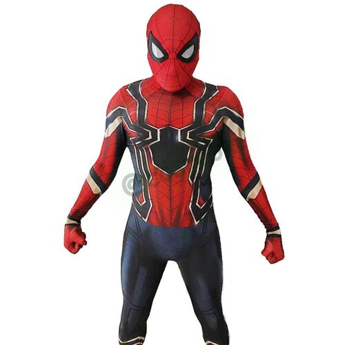 Spiderman Far From Home Cosplay Zentai Suit 3D Printed Bodys - 图0