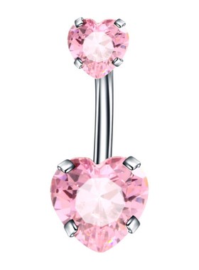 1Pcs 14G Stainless Steel Butterfly Navel Belly Button Rings