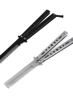 Knife Comb Practice Training Folding Butterfly Camping Stain