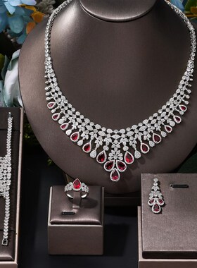 2023 Zircon Super Deluxe Tassel Water Drop Big Wedding Brida
