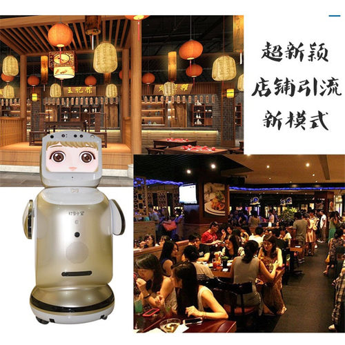 2021年新款人工智能家用迎宾机器人酒店送餐早教幼儿园体温监测女 - 图1