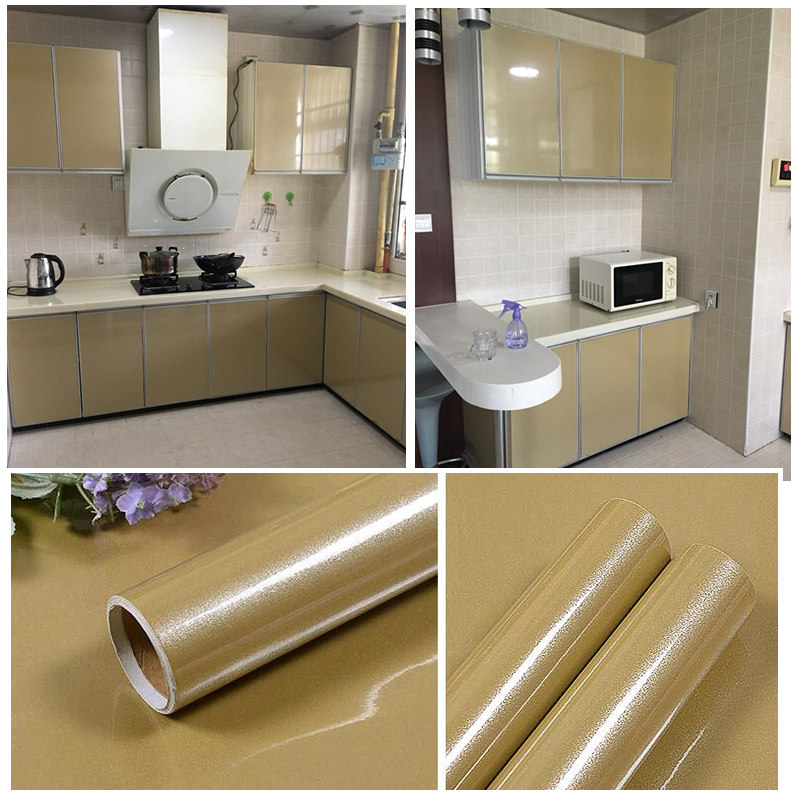 加厚珠光烤漆贴纸自粘PVC防水壁纸衣橱柜桌面装饰家具翻新墙贴纸,淘宝优惠券,粉丝福利购,淘宝优惠卷